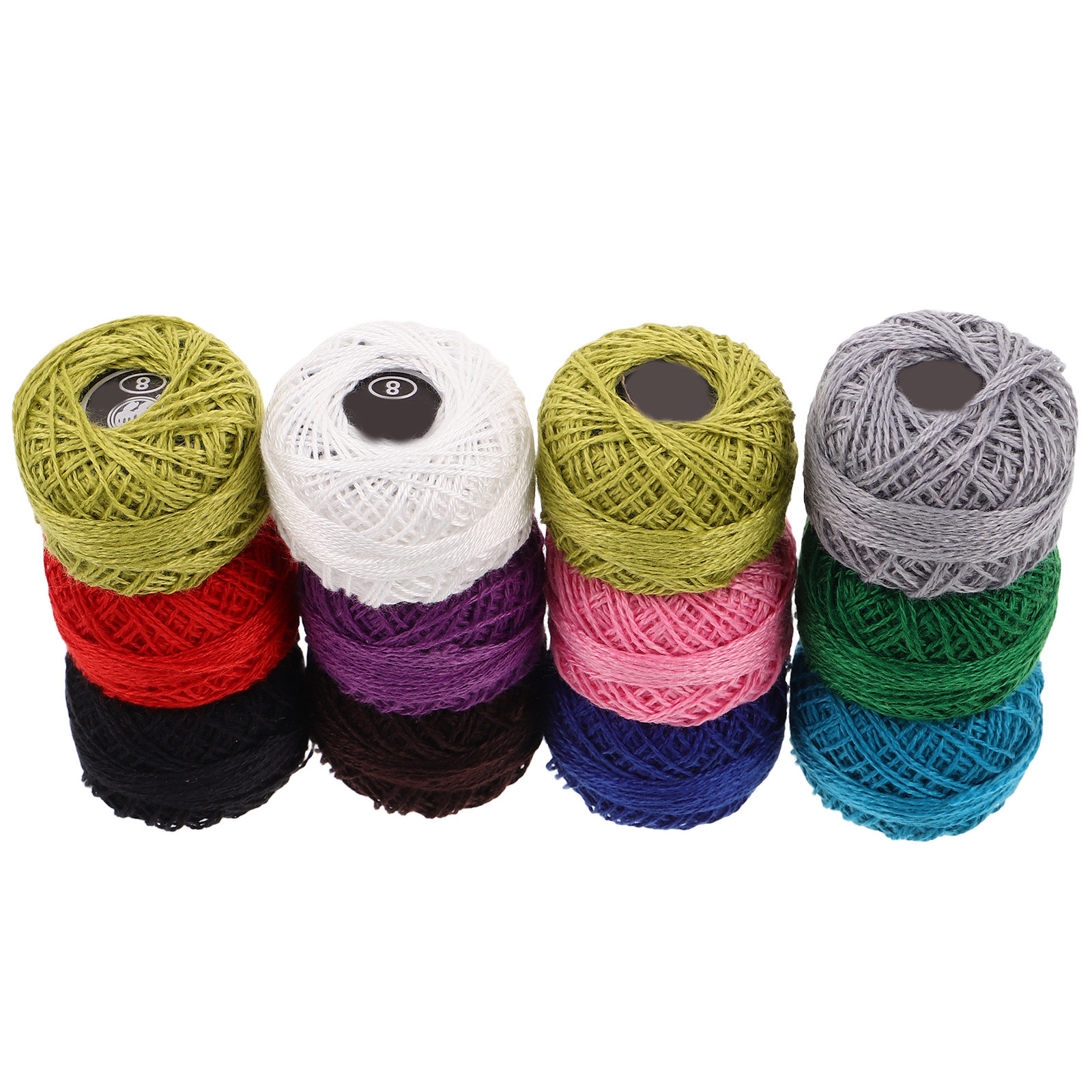 Embroidery Craft - 12Pcs Cotton Embroidery Thread Set Assorted