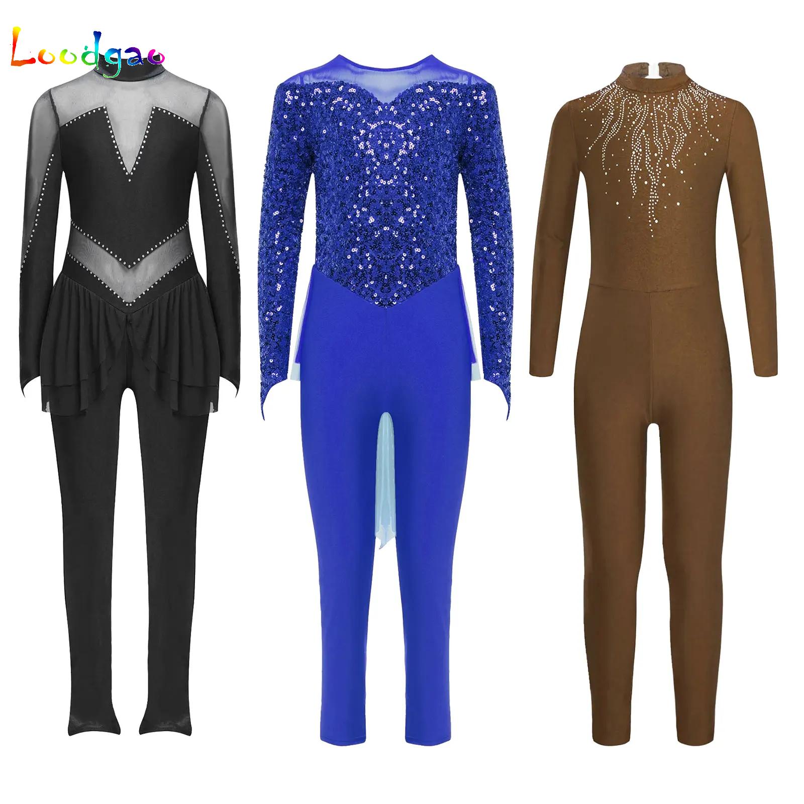 Rhinestone Banding Trim - Kids Girls Ballet Dance Jumpsuit Acrobatics