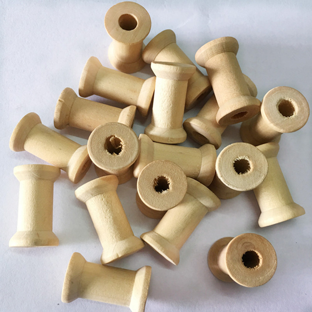 60 Pcs Bobbins Sewing Natural  - Embroidery Craft ulasan dan harga
