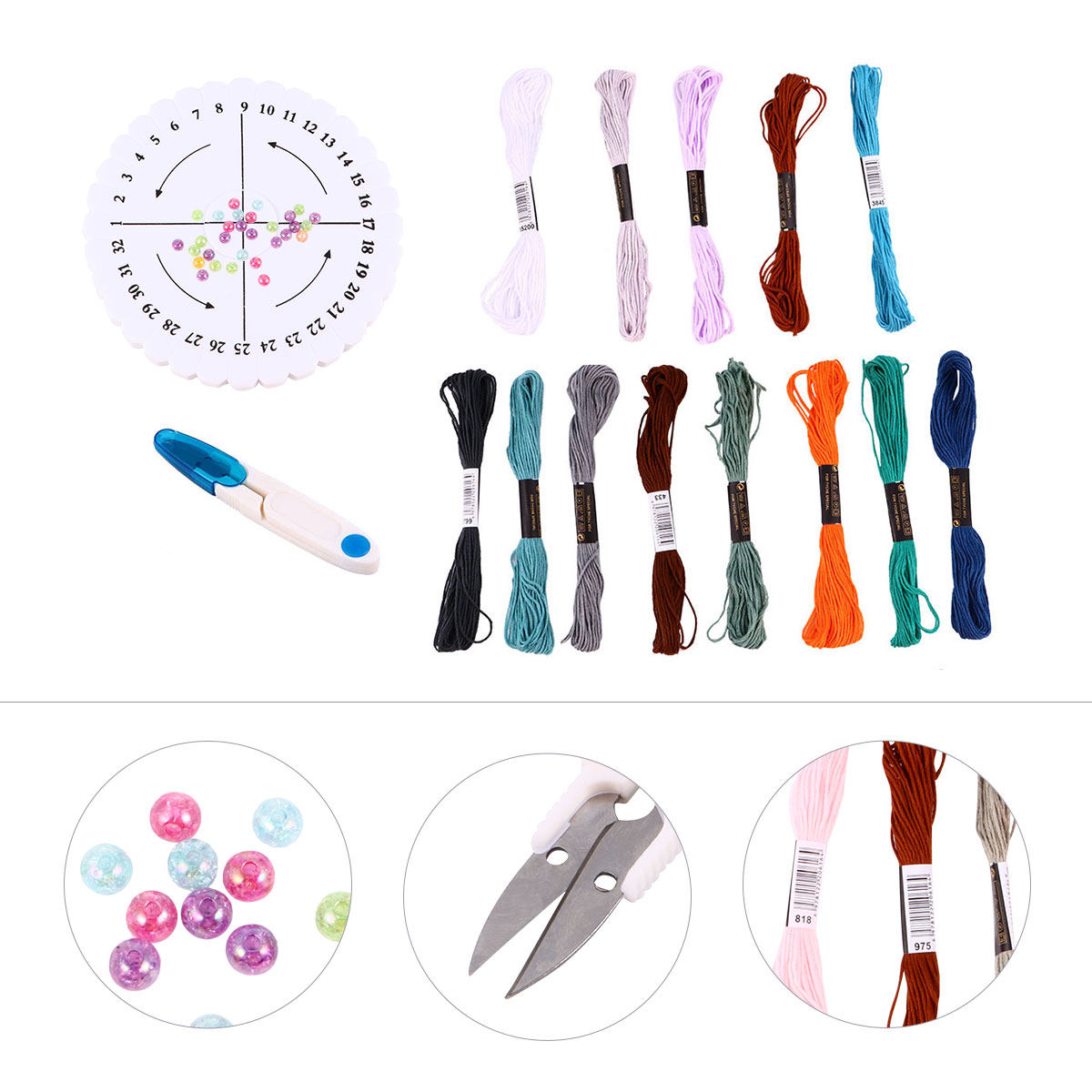 Friendship Bracelet Making Kit - Embroidery Craft ulasan dan harga