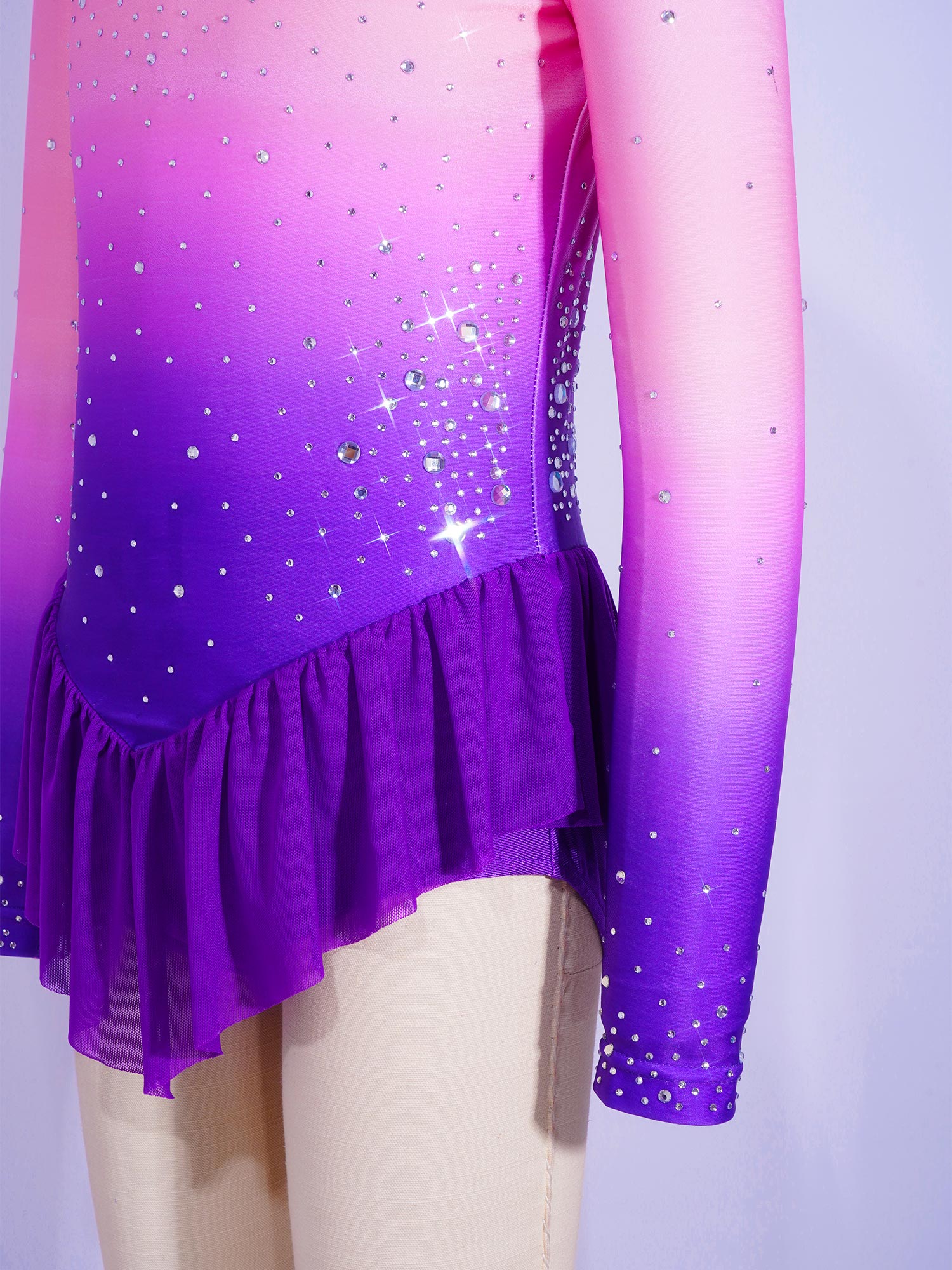 Kids Girls Rhythmic Gymnastics - Rhinestone Banding Trim ulasan dan harga