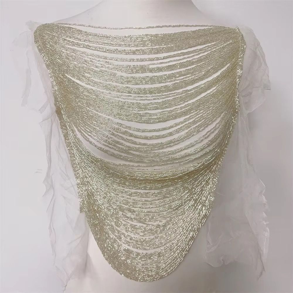 Exquisite Multi Layered Tassel - Beaded Trim Fringe ulasan dan harga