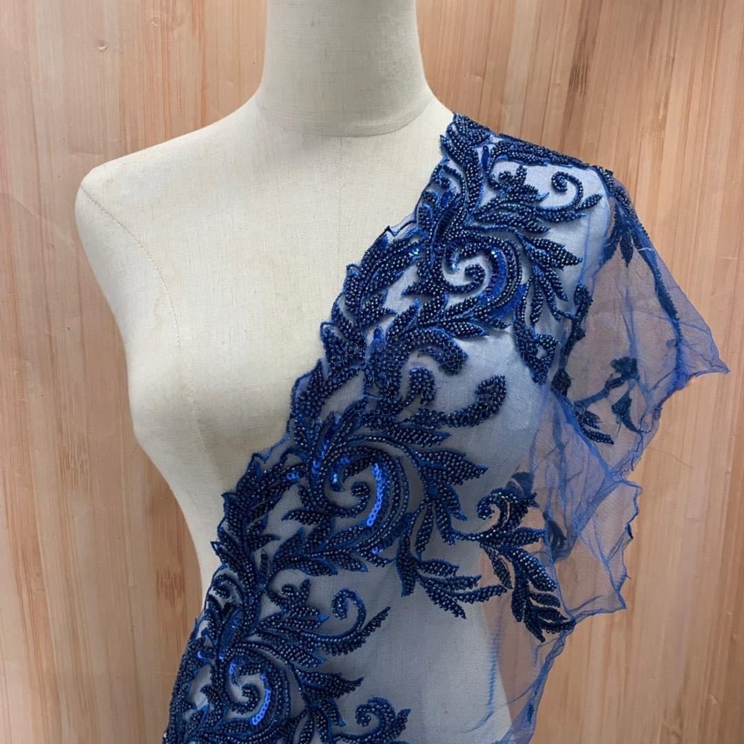 Beaded Embroidery Lace Trim wi - Beaded Trim Fringe ulasan dan harga
