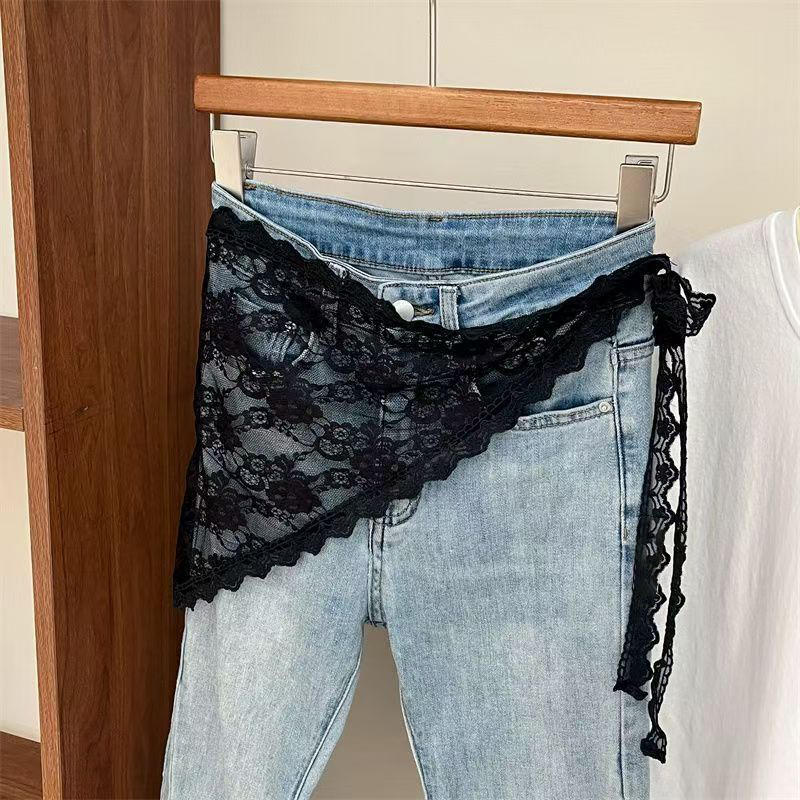 Triangle Lace Short Skirt Half - Lace Ribbon Trim ulasan dan harga