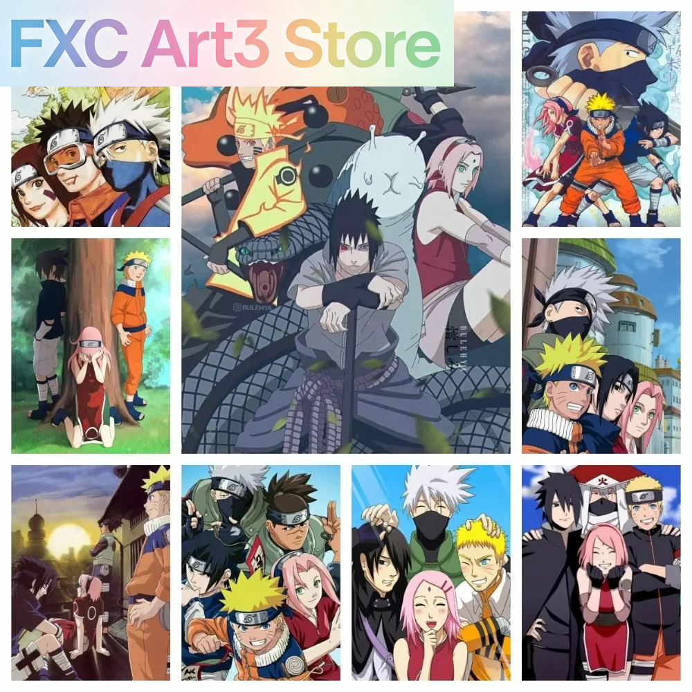 Frameless 1pc Naruto Class Sev - Embroidery Embellishments ulasan dan harga