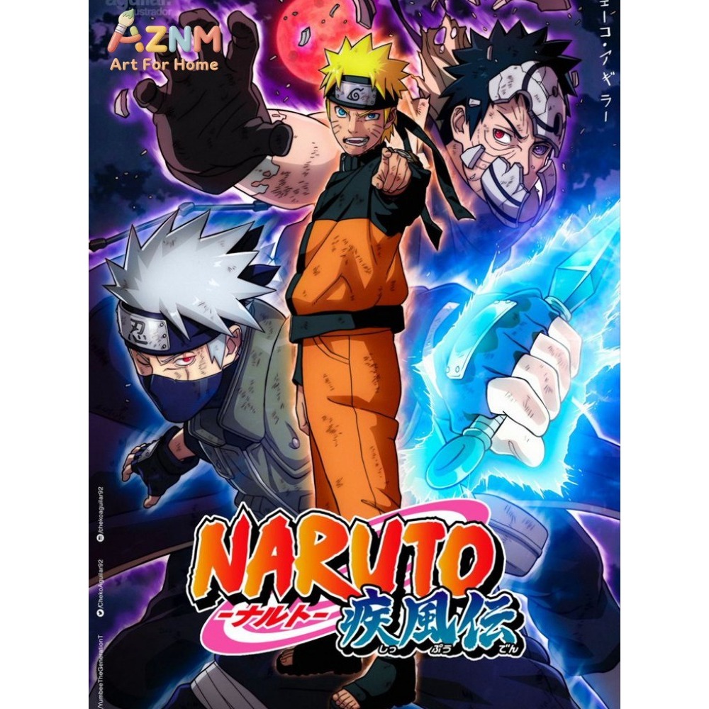 Frameless 1pc Naruto Class Sev - Embroidery Embellishments ulasan dan harga