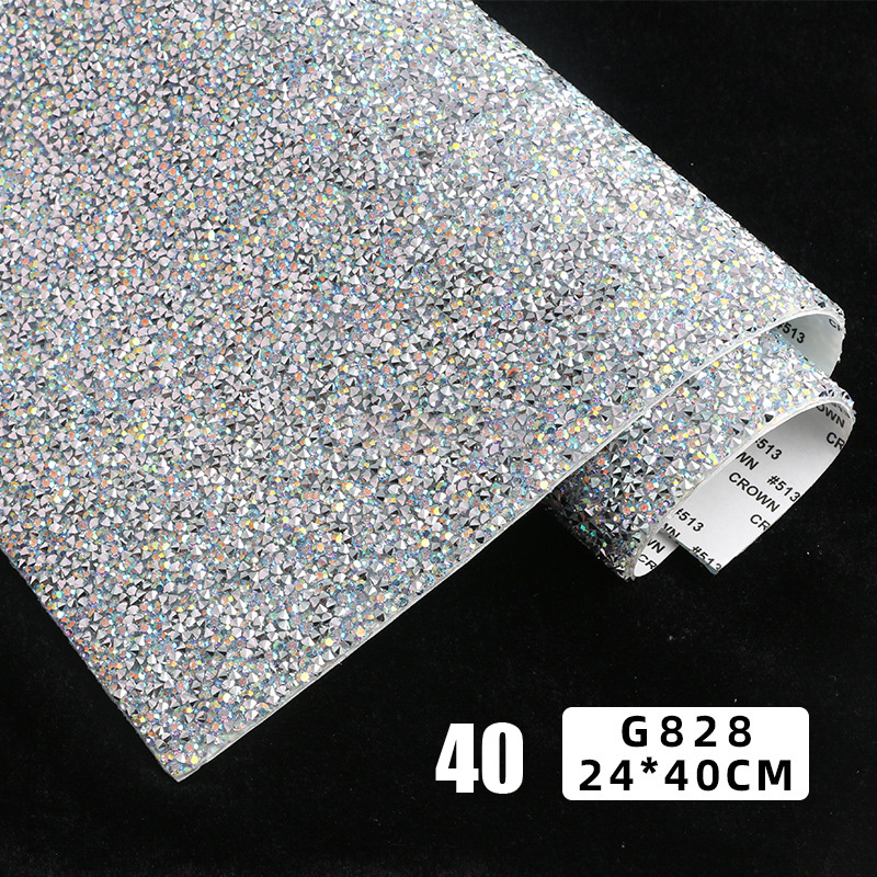 24*40cm Resin Rhinestone Stick - Hotfix Rhinestone Sheet ulasan dan harga