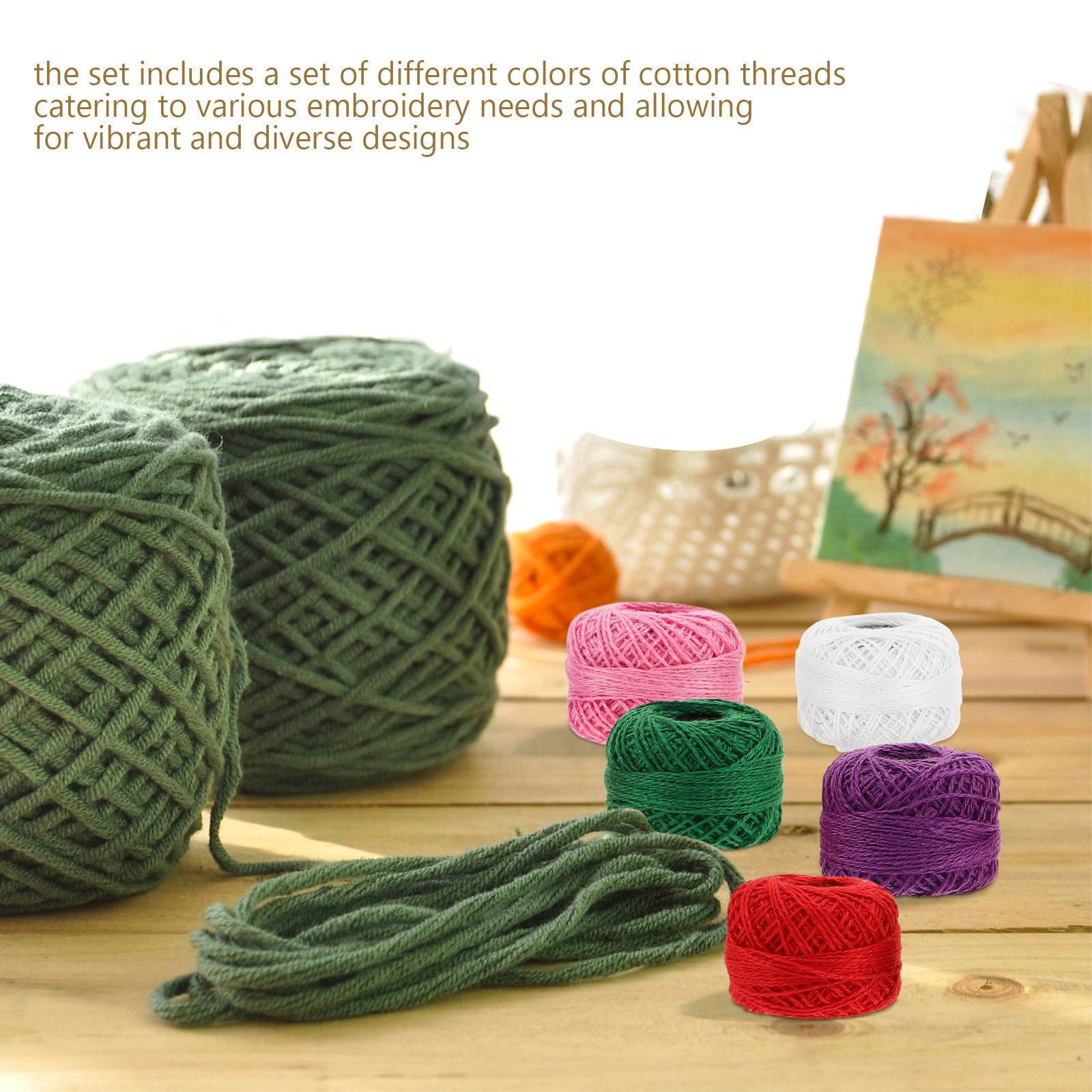 12Pcs Cotton Embroidery Thread - Embroidery Craft ulasan dan harga
