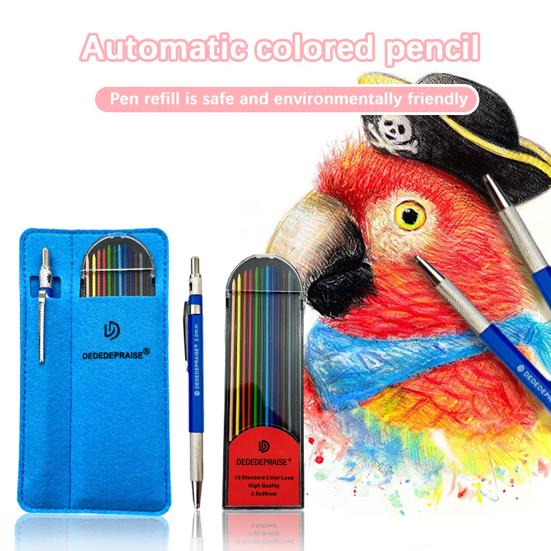 12/24 Colored Leads 2.0mm Mech - Staedtler Pencil Lumocolor ulasan dan harga