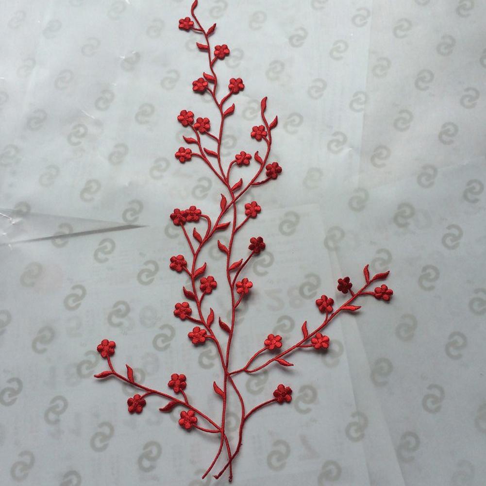 3D Flower Applique Plum Blosso - Applique Patch Flower ulasan dan harga