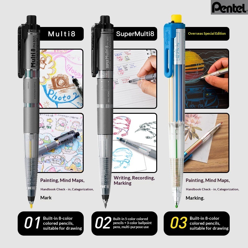 Original Japan Pentel Art Mult - Staedtler Pencil Lumocolor ulasan dan harga