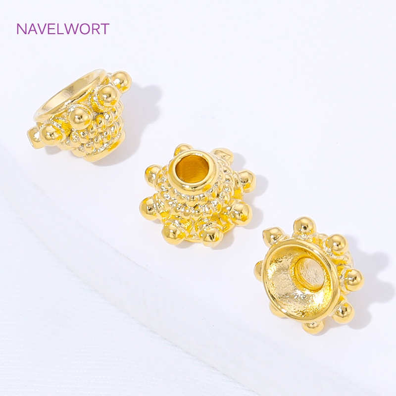 2/4/8pcs 18K Gold Plated Space - Embellishment Crafts ulasan dan harga