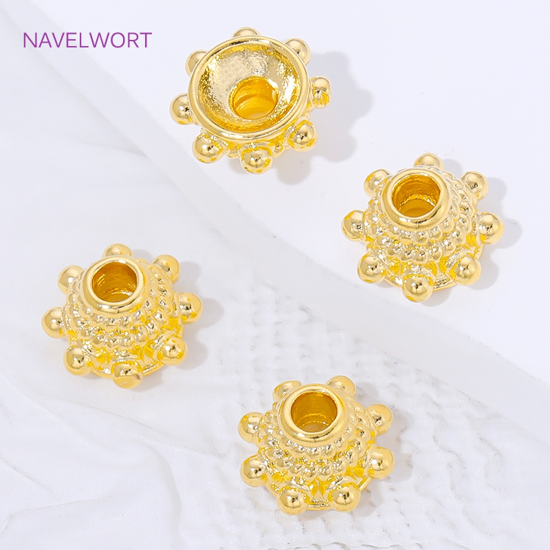 2/4/8pcs 18K Gold Plated Space - Embellishment Crafts ulasan dan harga