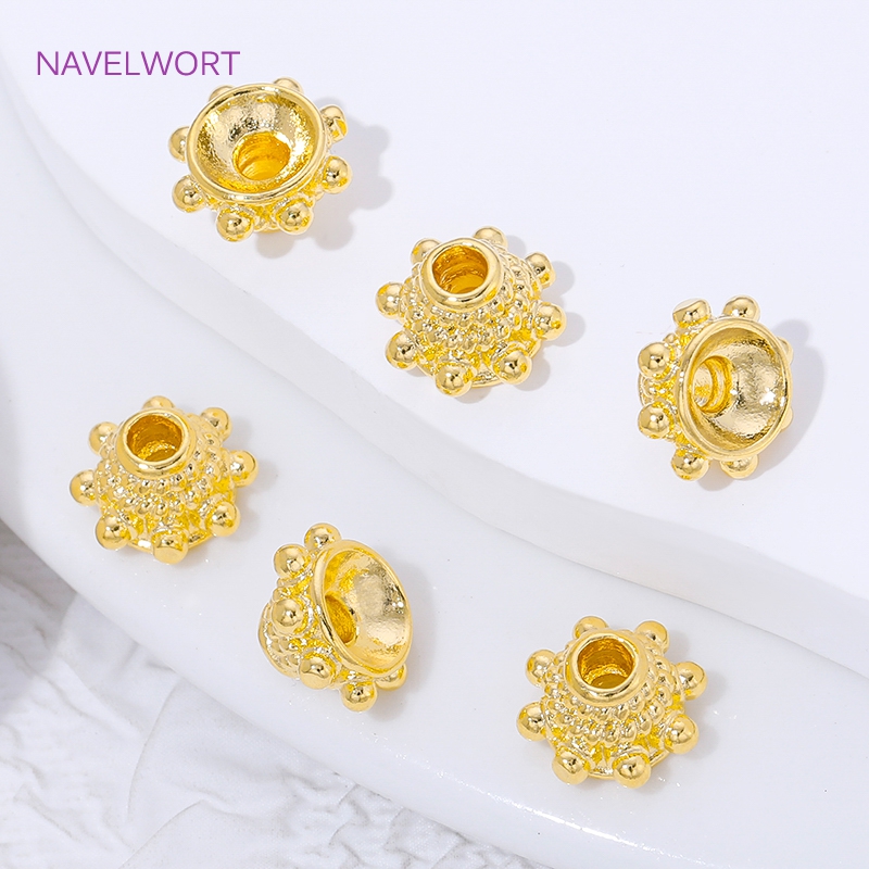 2/4/8pcs 18K Gold Plated Space - Embellishment Crafts ulasan dan harga