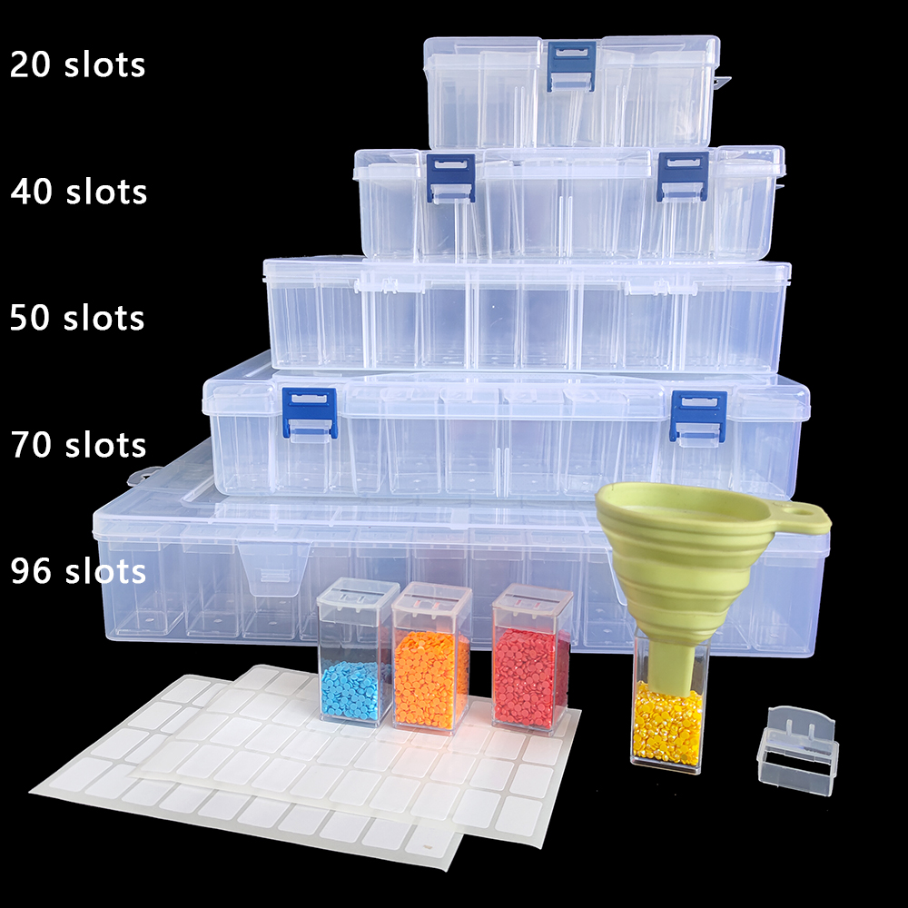 Square Plastic Diamond Paintin - Embroidery Embellishments ulasan dan harga