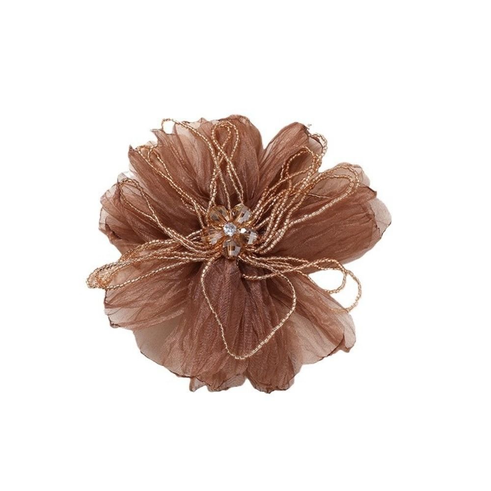 Organza Fabric Flower Patch Be - Applique Patch Flower ulasan dan harga