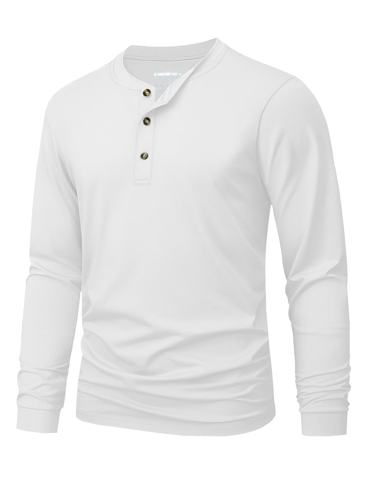 Men's Henley T-Shirt Simple So - Embellish Knit ulasan dan harga