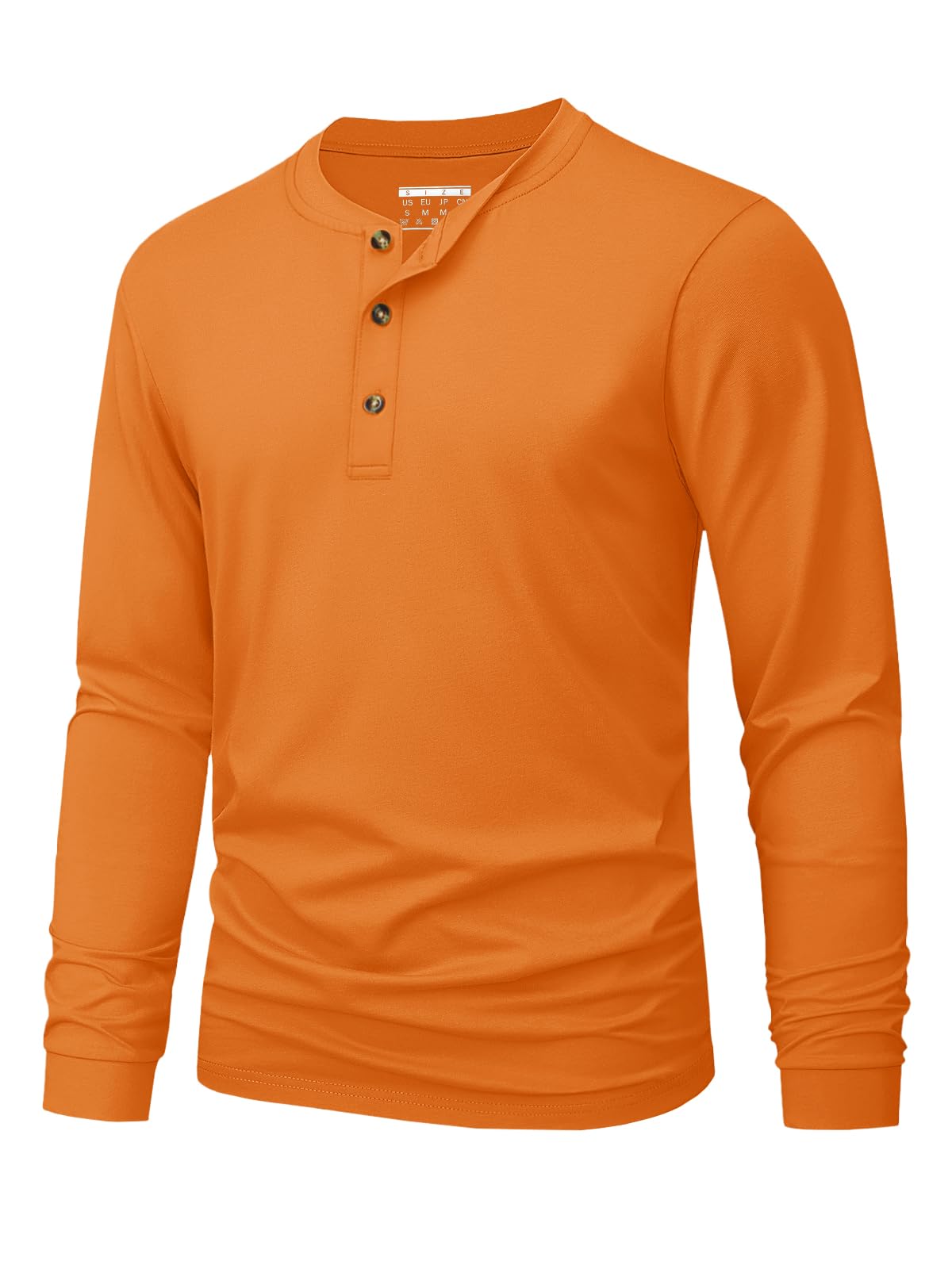 Men's Henley T-Shirt Simple So - Embellish Knit ulasan dan harga